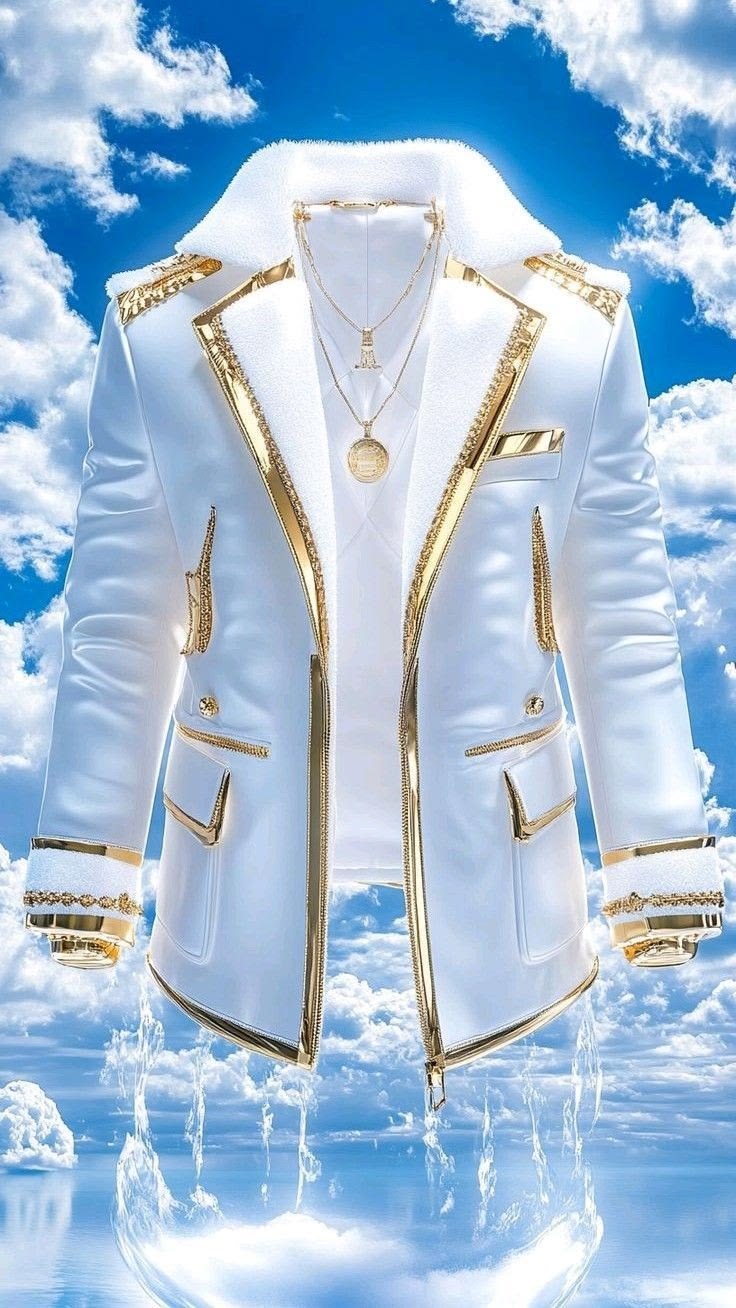 Ivory Regal Statement Blazer